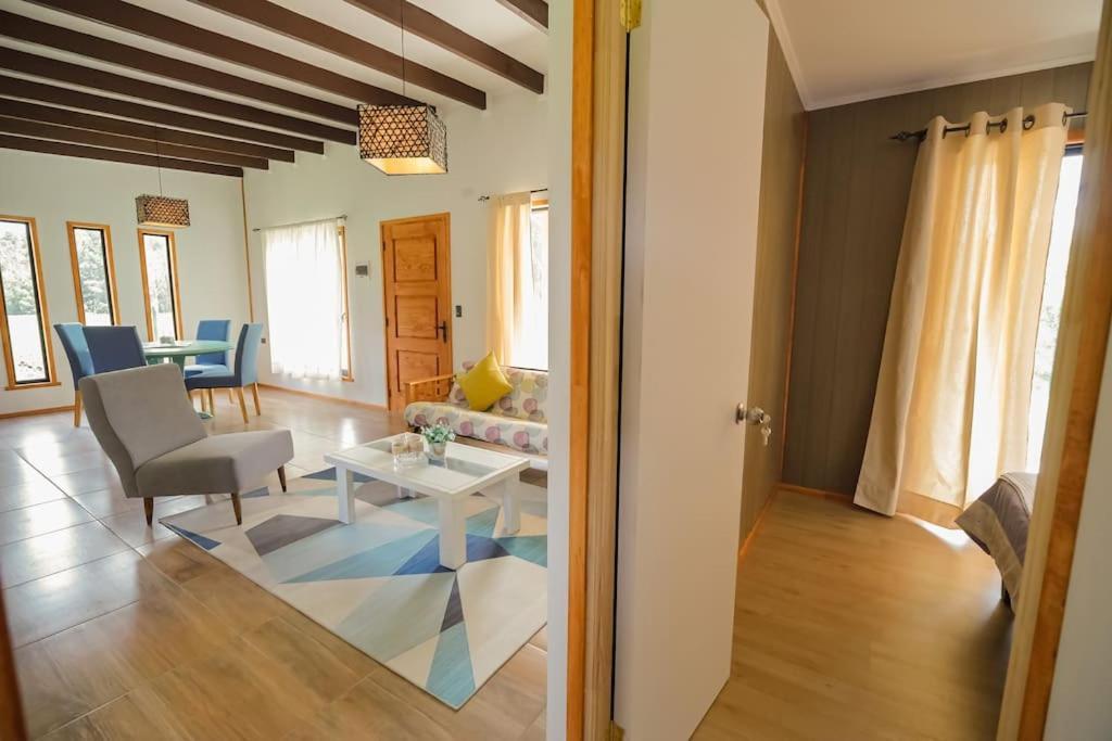 Moderna Cabana En Villarrica Bagian luar foto
